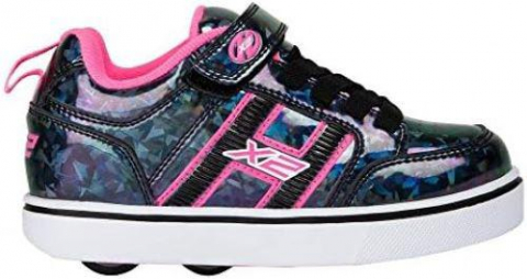 ROLE HEELYS BOLT PLUS 31 NEGRU HOLOG ROZ [2]