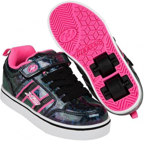 Produse - ROLE HEELYS BOLT PLUS 32 NEGRU HOLOG ROZ