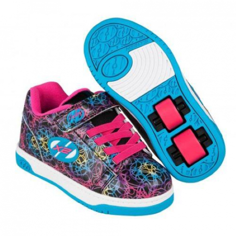 Produse - ROLE HEELYS X2 DUAL UP 30 MULTI ROZ BLEU