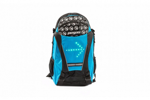 Produse - RUCSAC PEGAS CU SEMNAL 48LED USB ABS NEG