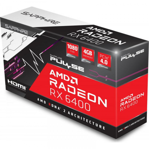 Sapp PULSE AMD Radeon RX 6400 4G 64bit [1]