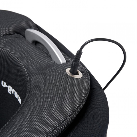 Scaun auto U-Grow,isofix,76-150 cm,negru [11]