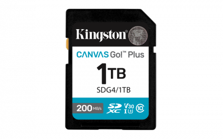 APARATE FOTO & ACCESORII - SD CARD KS 1TB CL10 UHS-I CANV GO PLUS