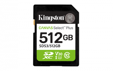 APARATE FOTO & ACCESORII - SDXC CARD KS 512GB CL10 UHS-I SELECT +