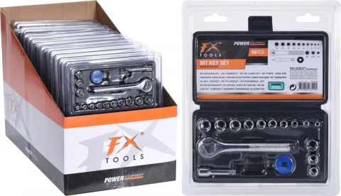Produse - SET 16 PIESE CHEIE+TUBULARE