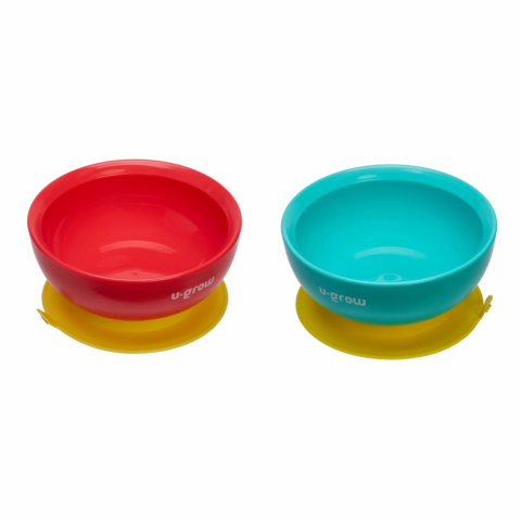 Set 2 boluri cu ventuza, 340 ml, U-Grow [1]