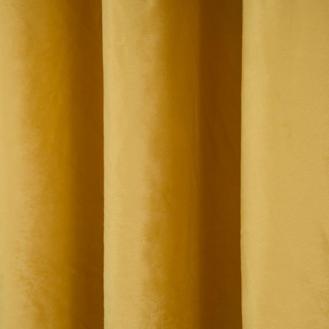 Set 2 draperii catifea 140x270 cm - Galb [3]