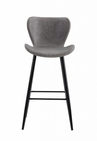 SET 2 SCAUNE DE BAR RETRO - LIGHT GREY [3]