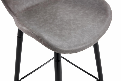 SET 2 SCAUNE DE BAR RETRO - LIGHT GREY [2]