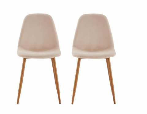 Produse - SET 2 SCAUNE DINING CU MODEL BEIGE