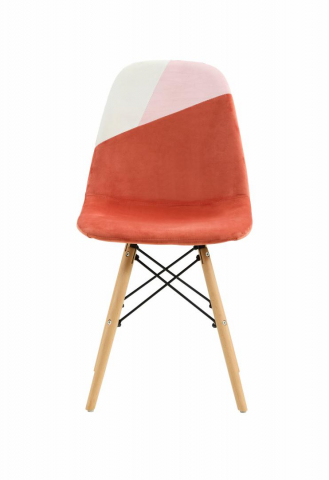 SET 2 SCAUNE STIL SCANDINAV - CORAL [1]