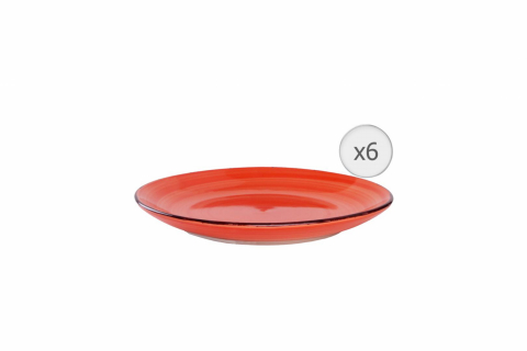 Produse - SET 6 FARFURII DESERT, CERAMICA 19 CM, G