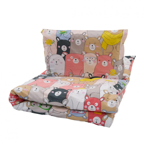 SET DE PAT SINGLE BUMBAC ANIMALS [2]