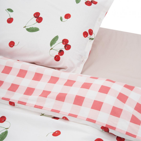 SET DE PAT SINGLE BUMBAC CHERRY [2]