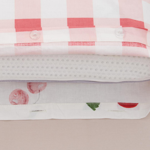 SET DE PAT SINGLE BUMBAC CHERRY [3]