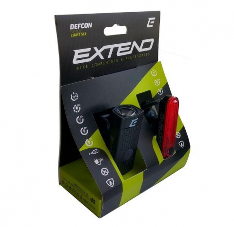 Set Lumini cu Acumulator EXTEND DEFCON, [4]