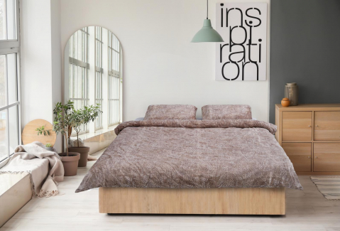 SET PAT CATIFEA PRINTATA KING SIZE DUST [3]
