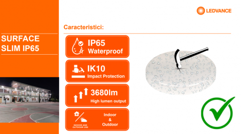 SF SLIM SQ 350 P 35W 840 IP65 EUE LEDV [3]