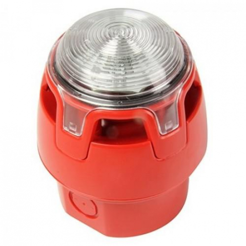 DETECTIE INCENDIU - SIRENA FLASH EN 54-23 CAT. W+C BLIT ALB