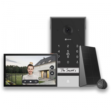 AUTOMATIZARI CASA - SONERIE VIDEO SMART CU PANOU SOLAR