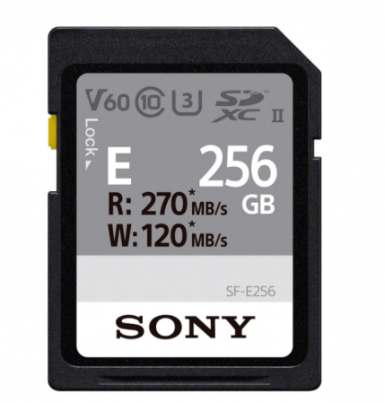 APARATE FOTO & ACCESORII - Sony SD Card 256GB UHS-II SF-E Series