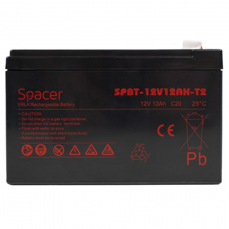SPC ACUMULATOR UPS 12V/12Ah terminal F1 [1]