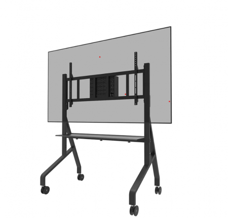 TELEVIZOARE & ACCESORII - Stand podea mobil/fix NM 65-110" 125kg n