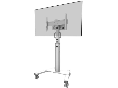 Suporturi TV / Monitor - Stand podea mobil NM MUp 37-75" 70kg alb