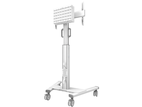 Stand podea mobil NM MUp 37-75" 70kg alb [2]