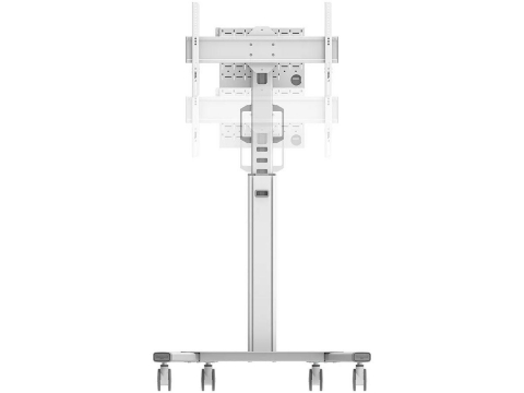 Stand podea mobil NM MUp 37-75" 70kg alb [7]