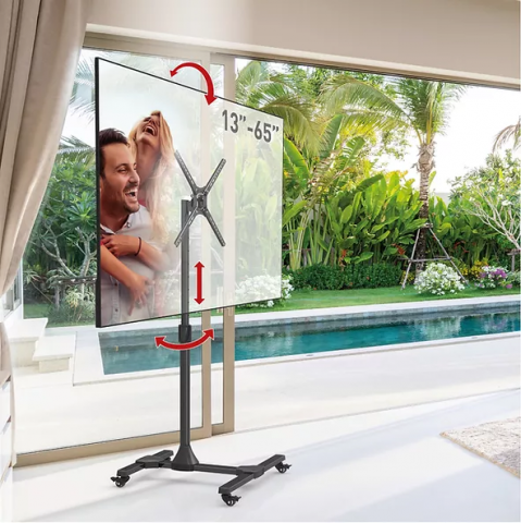 Suporturi TV / Monitor - Stand TV mobil Barkan 13"-83" 36kg