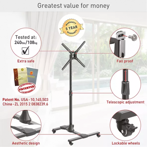 Stand TV mobil Barkan 13"-83" 36kg [1]