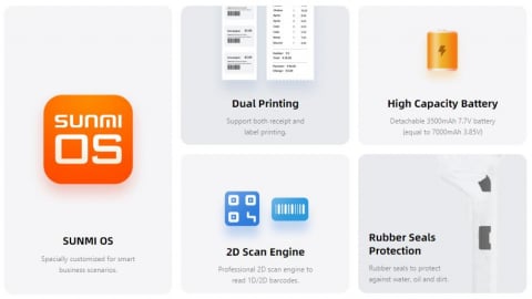 SUNMI T5940 V2s-Wireless data POS System [1]