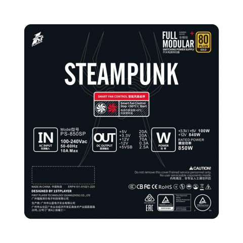 SURSA 1STPLAYER STEAMPUNK 850W [5]