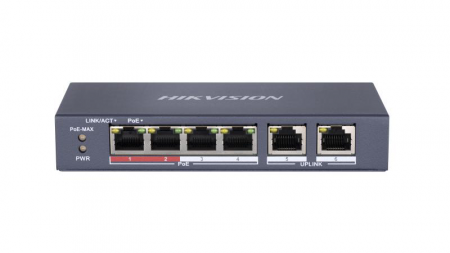 Produse - SWITCH HIKVISION 4 PORTURI POE