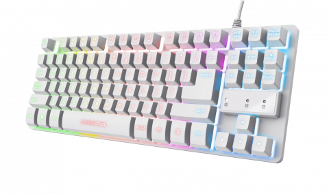 Tastatura Trust GXT833W Thado, alb [1]