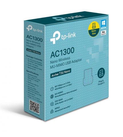 TP-LINK ADAPTOR WI-FI USB2.0 AC1300 NANO [3]