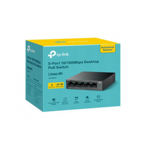 TP-LINK LS105LP 9 PORT 10/100 SWITCH POE [1]
