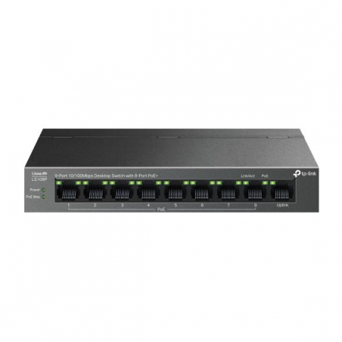Produse - TP-LINK LS109P 9 PORT 10/100 SWITCH