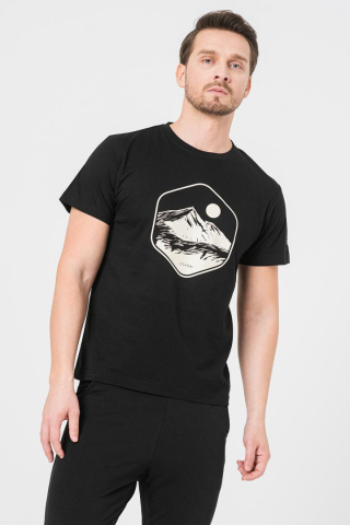 Produse - TRICOU CASUAL MOLDOVEANU BARBATI BLACK-M