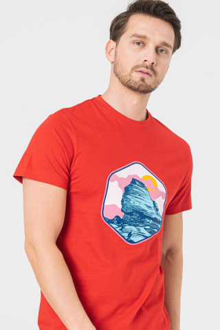 Produse - TRICOU CASUAL SFINX BARBATI RED-M
