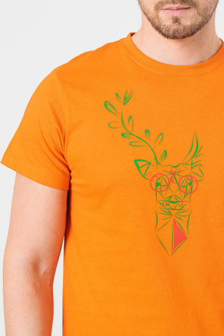 TRICOU CERB FAMILIE BARBATI ORANGE-M [4]