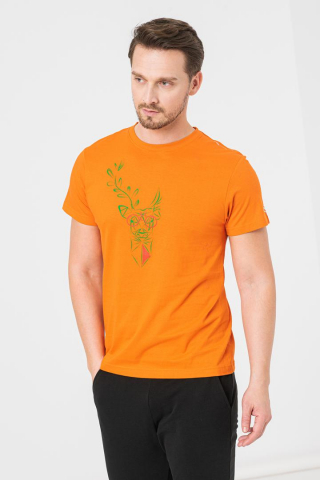 Produse - TRICOU CERB FAMILIE BARBATI ORANGE-XL