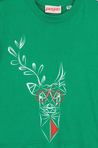 TRICOU CERB FAMILIE COPII K GREEN-10 [2]