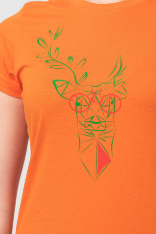 TRICOU CERB FAMILIE FEMEI ORANGE-XL [4]