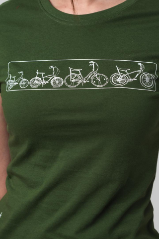 TRICOU LOGOMULTICOLOR FEMEI BOTTLE GRE [4]