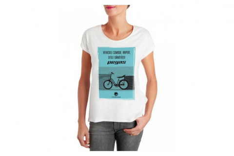Produse - Tricou Pegas Femei Vehicule M Galben