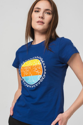 TRICOU ROATA FAMILIE FEMEI ROYAL BLUE [1]