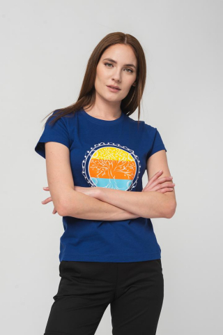 TRICOU ROATA FAMILIE FEMEI ROYAL BLUE- [4]