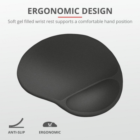 Trust Bigfoot XL Mouse Pad with gel pad [2]